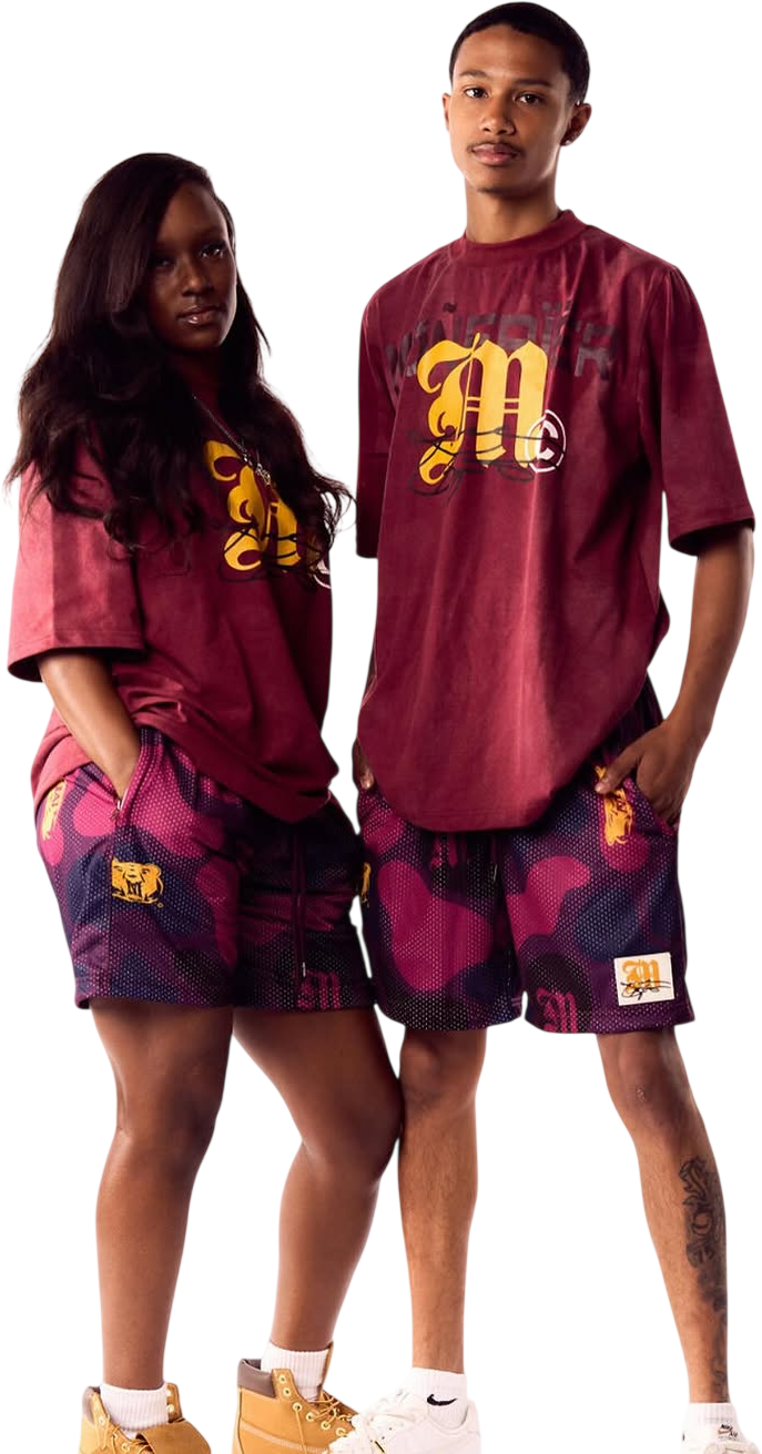 KB Maroon Oversized Tee