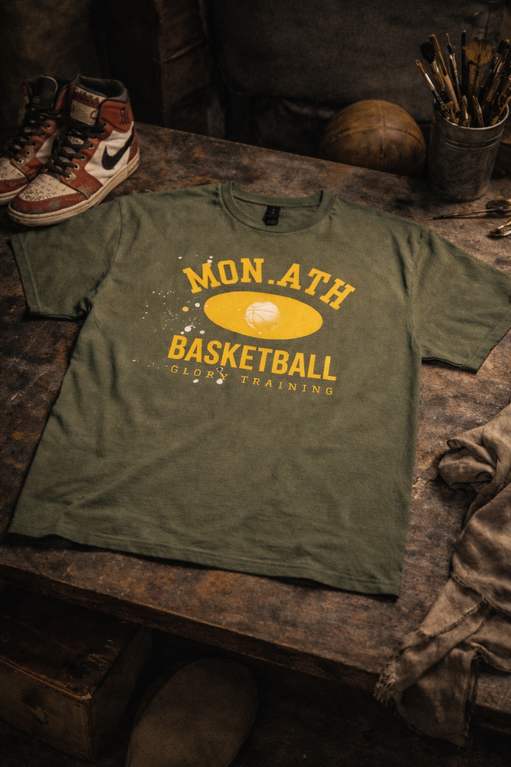 MON.ATH BASKETBALL MADE FOR MORE TEE