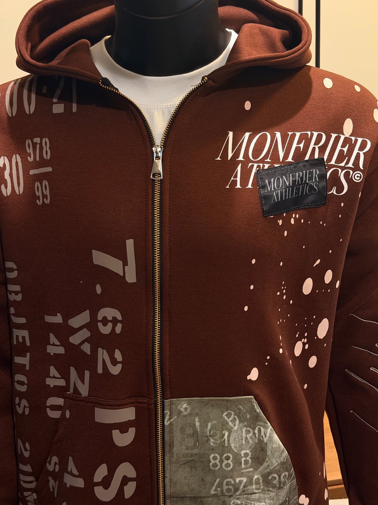 MONFRIER 88M DROP SHOULDER ZIP HOODIE