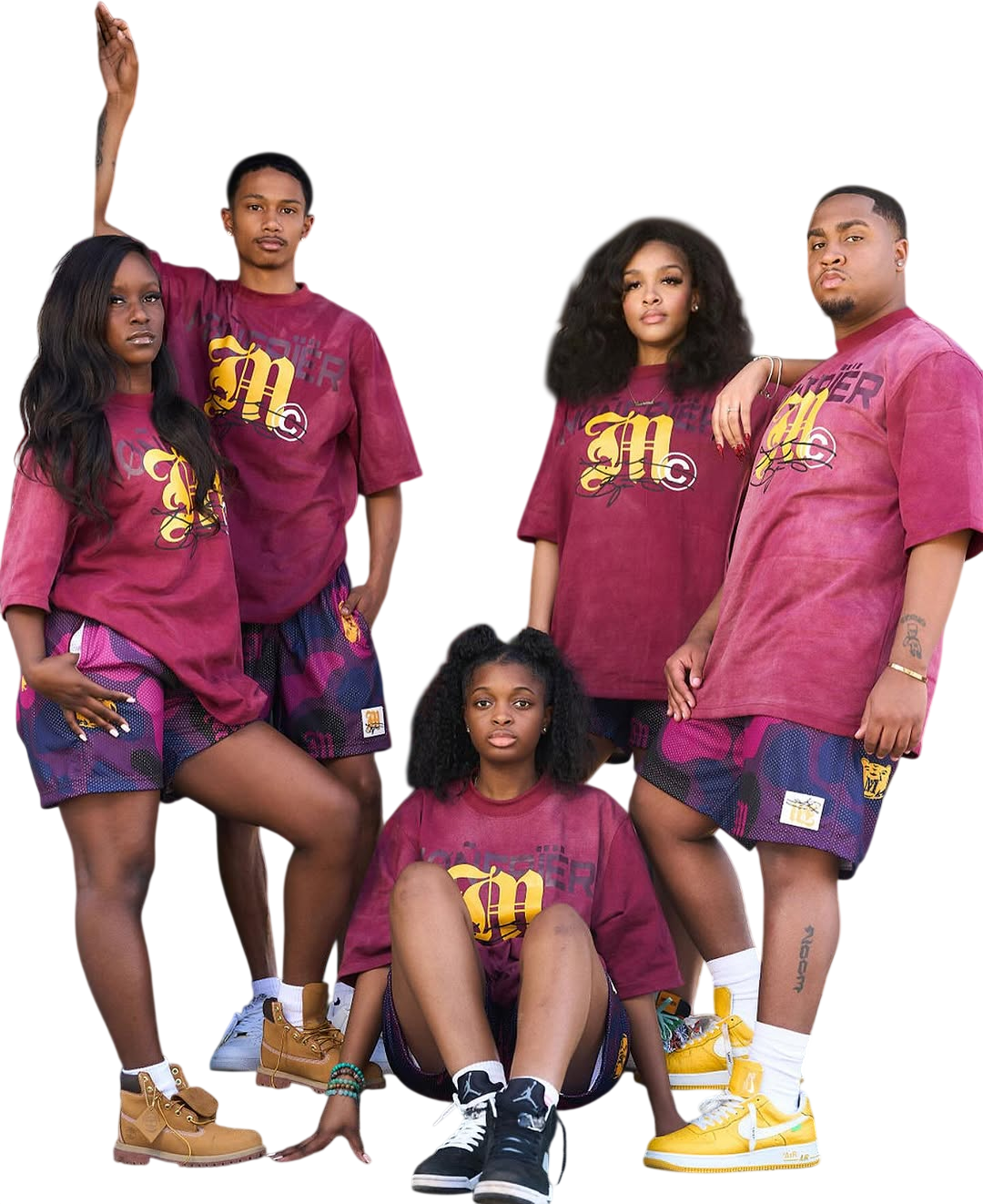 KB Maroon Oversized Tee