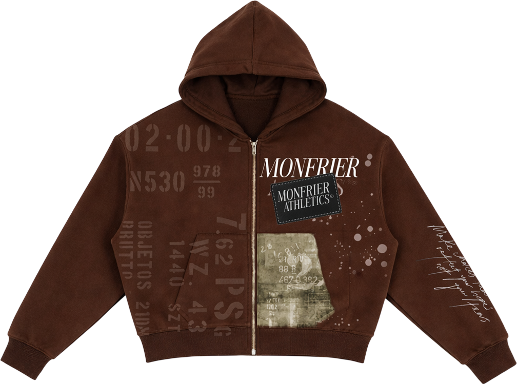 MONFRIER 88M DROP SHOULDER ZIP HOODIE